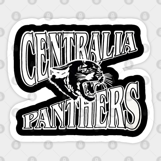 Centralia Panthers - Stacked Sticker by nicklower
